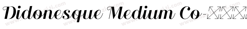 Didonesque Medium Co字体转换